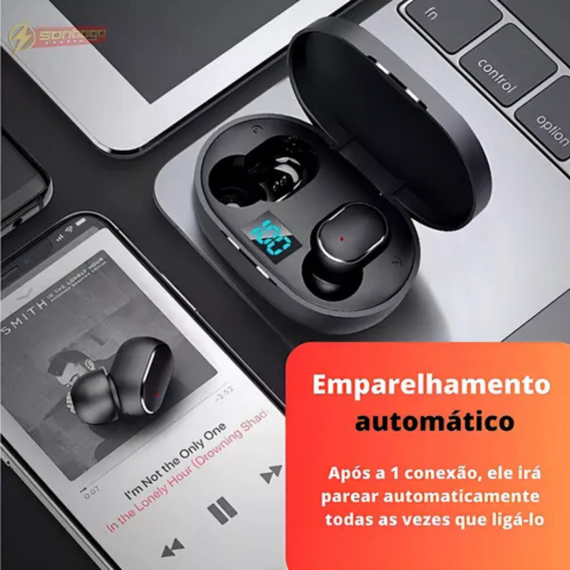 Fone de Ouvido Bluetooth