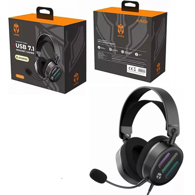 Fone Headset Gamer Rgb Usb 7.1