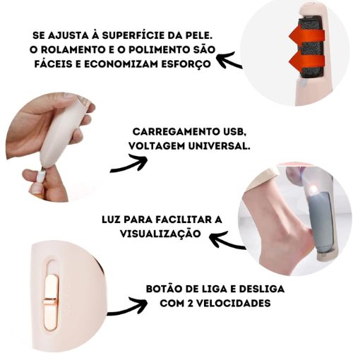 Lixa esfoliador de pé